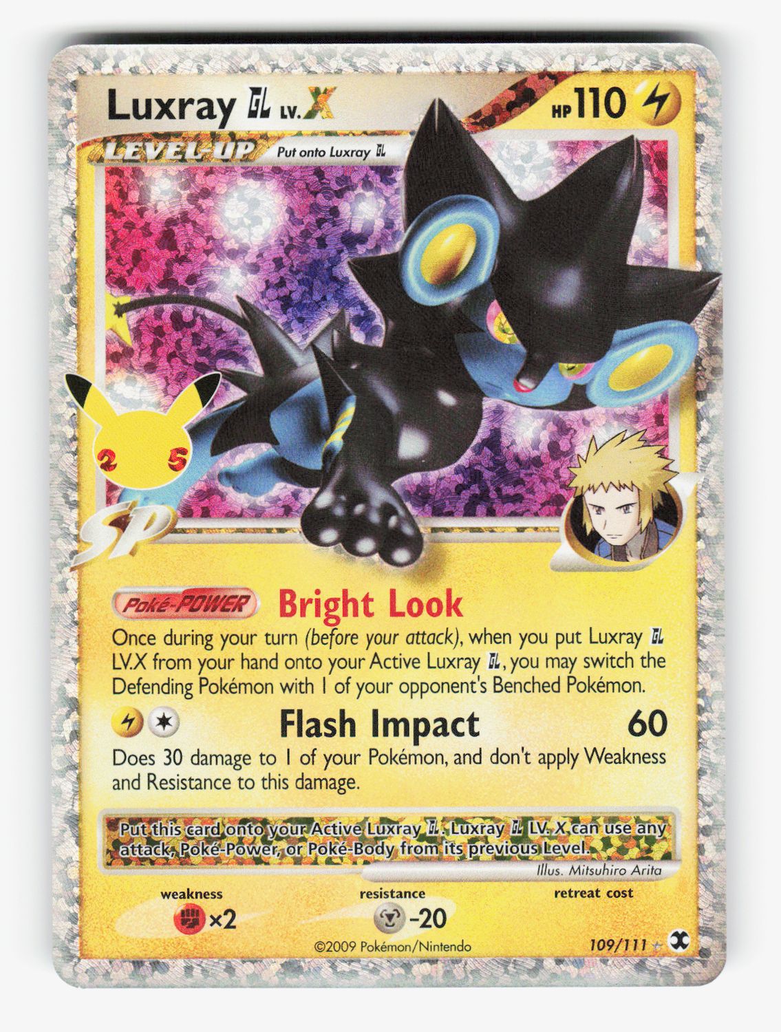 Luxray GL LV.X - 109/111 - Holofoil