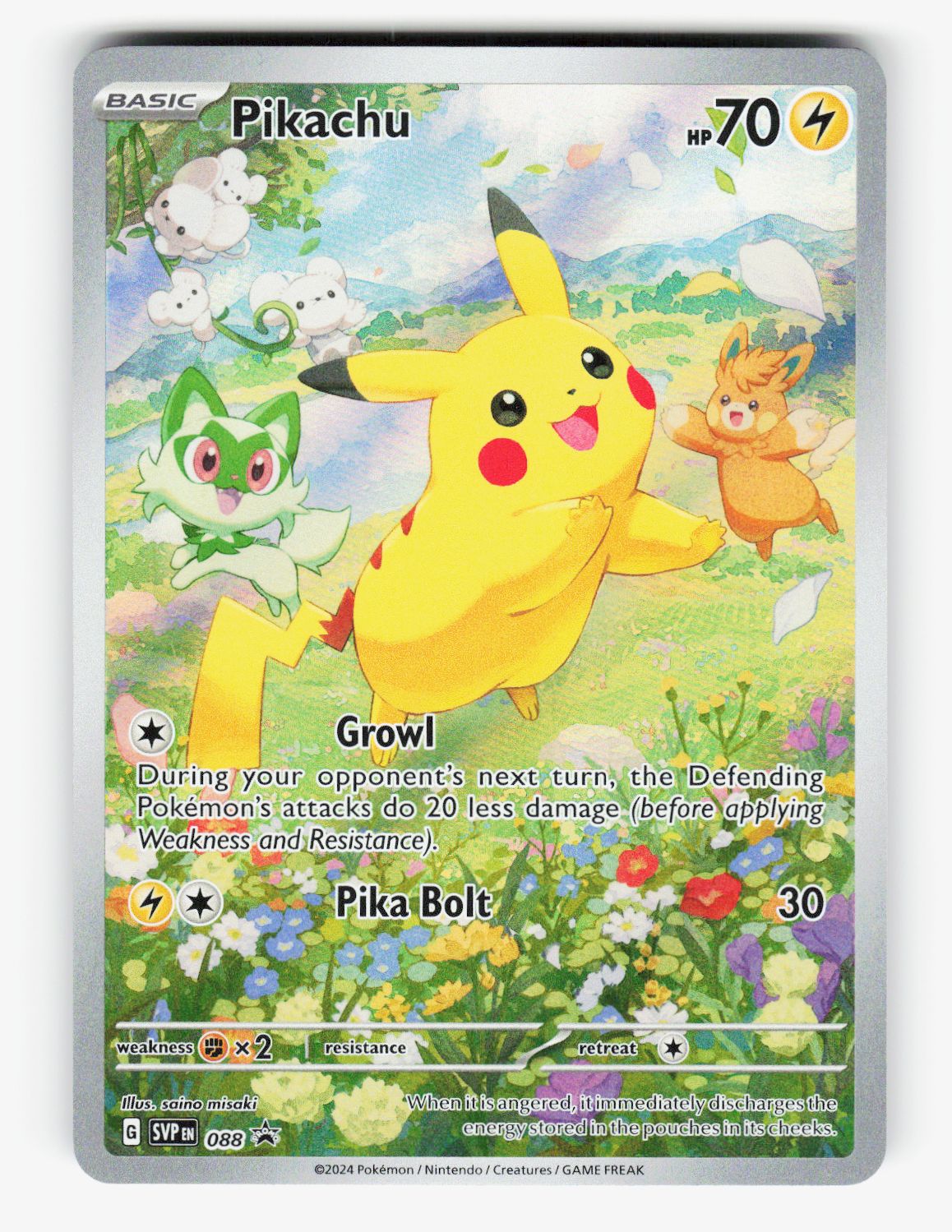 Pikachu - 088 - Holofoil