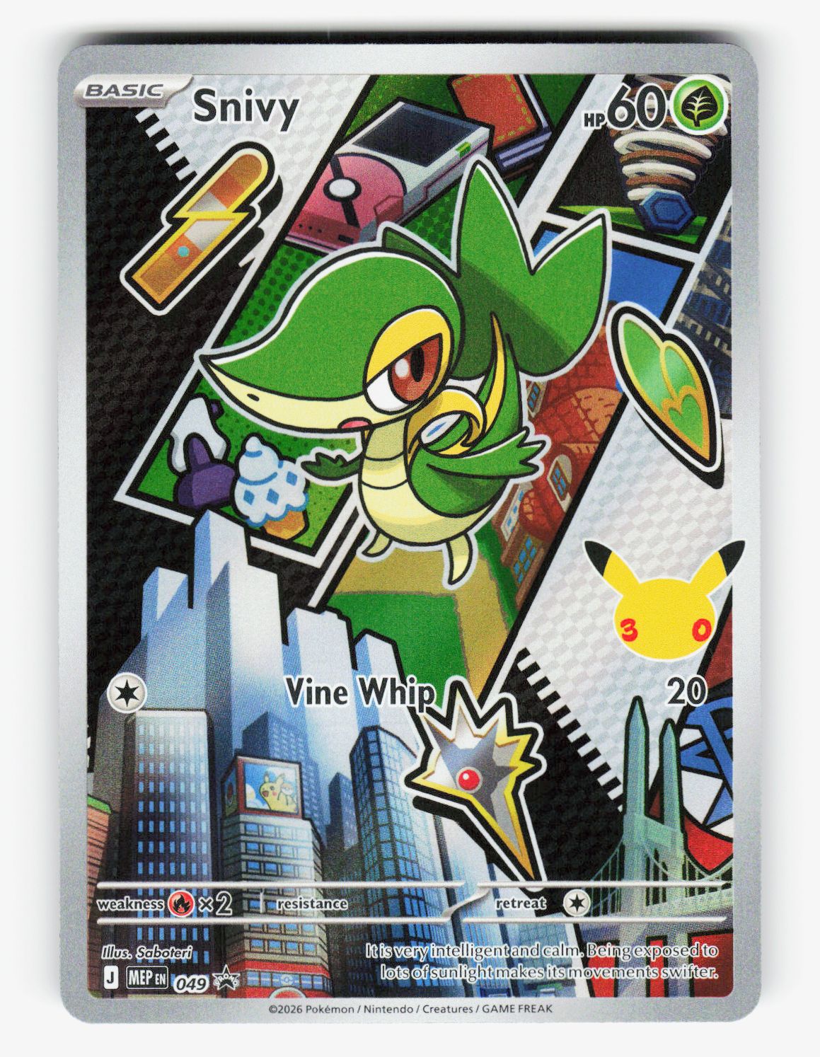 Snivy - 049 - Holofoil