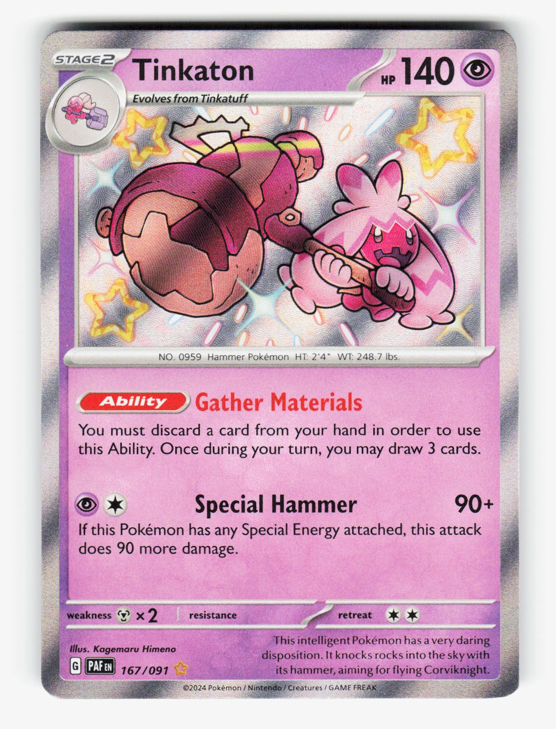 Tinkaton - 167/091 - Holofoil