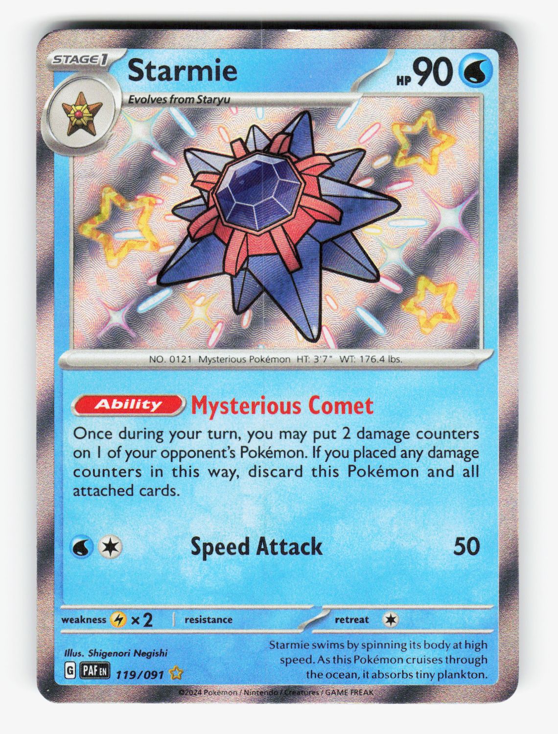 Starmie - 119/091 - Holofoil