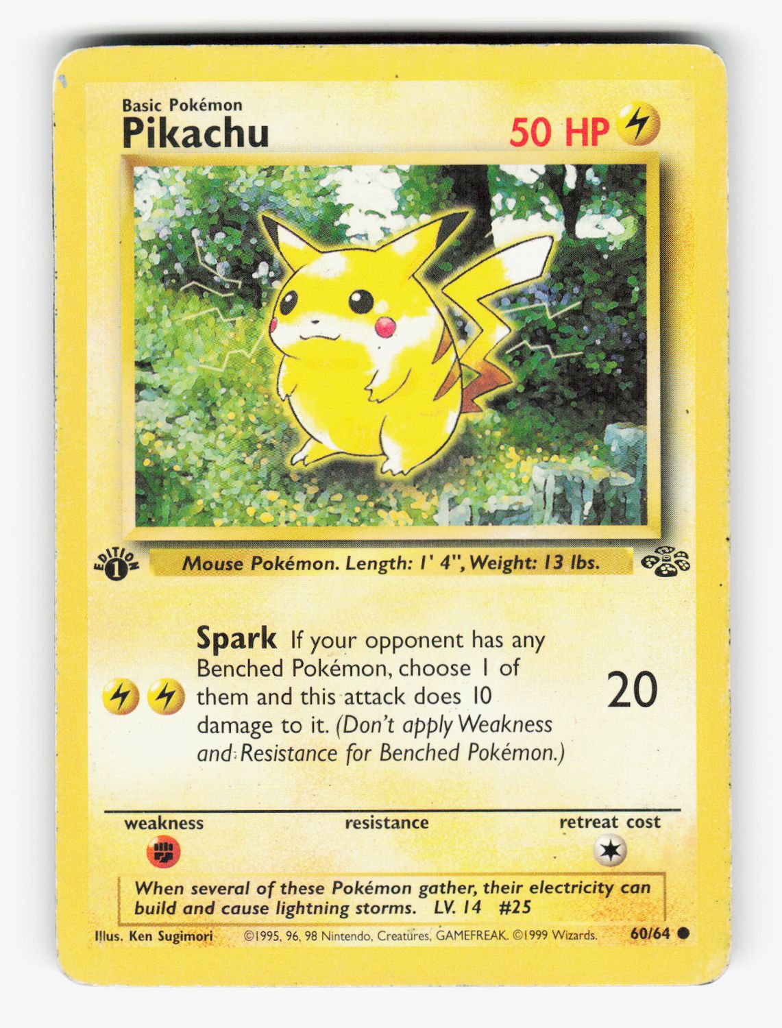 Pikachu - 60/64 - 1st Edition Normal - A