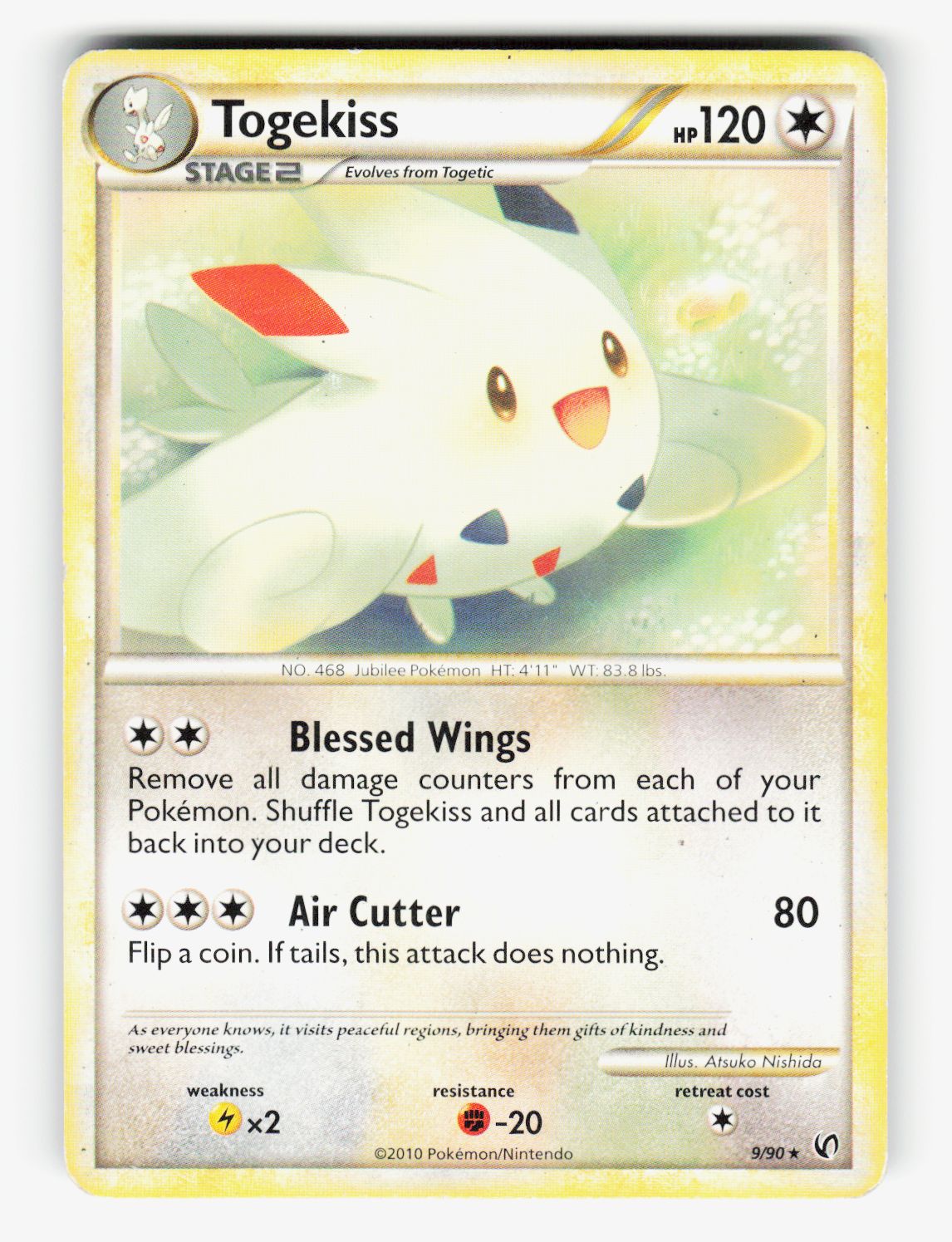 Togekiss - 9/90 (HGSS Undaunted) - 009/090 - Normal