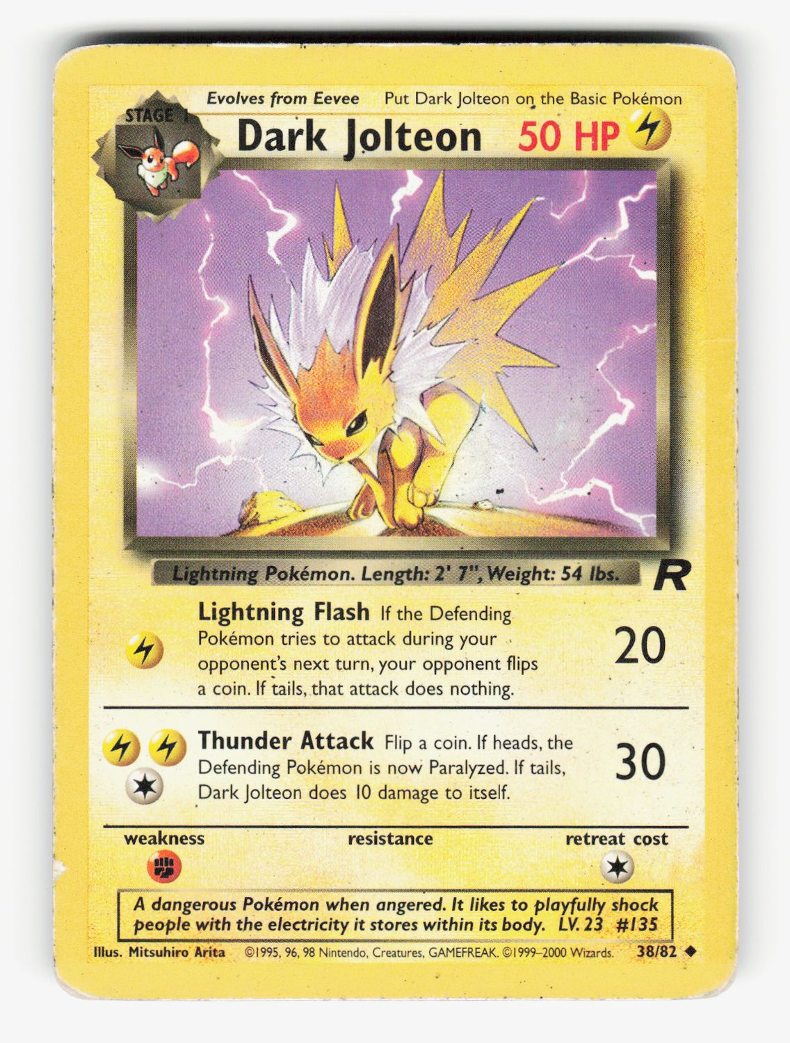 Dark Jolteon - 38/82 - Unlimited Normal - A