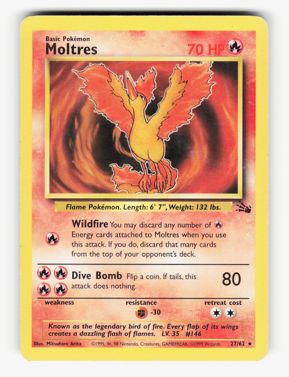 Moltres (27) - 27/62 - Unlimited Normal