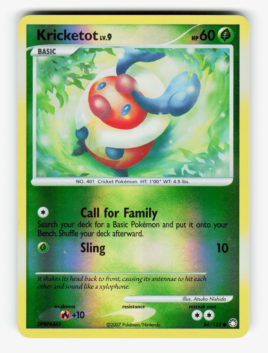 Kricketot - 86/123 - Reverse Holofoil