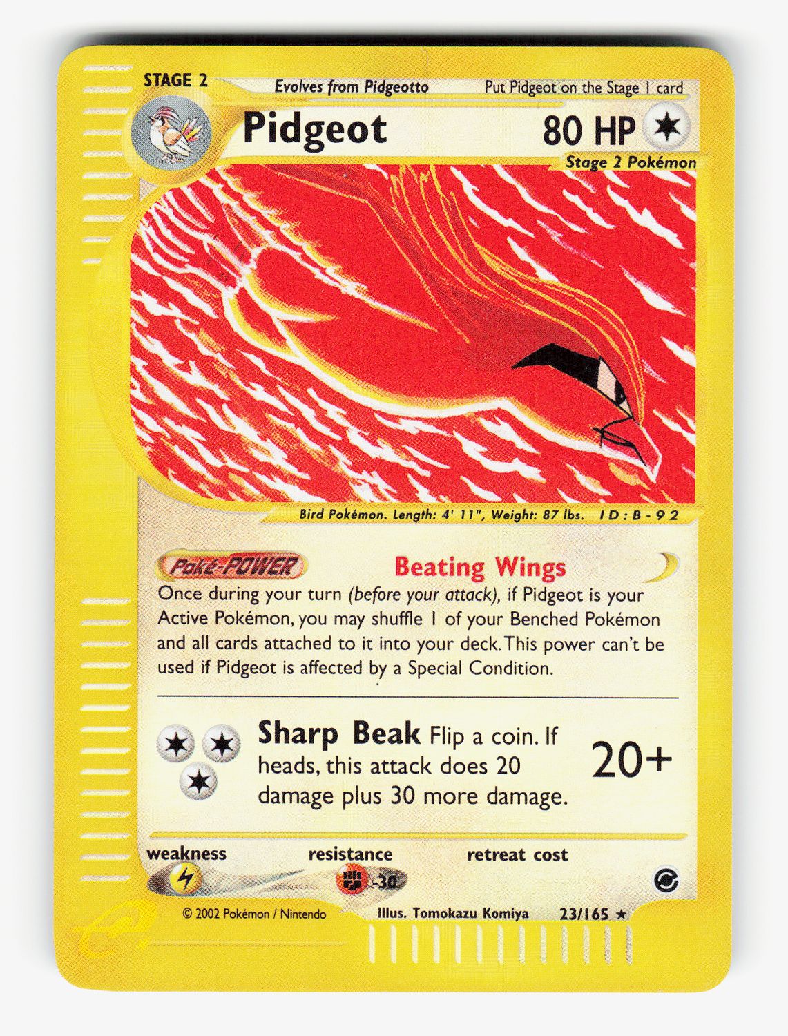 Pidgeot (59) - 059/165 - Reverse Holofoil