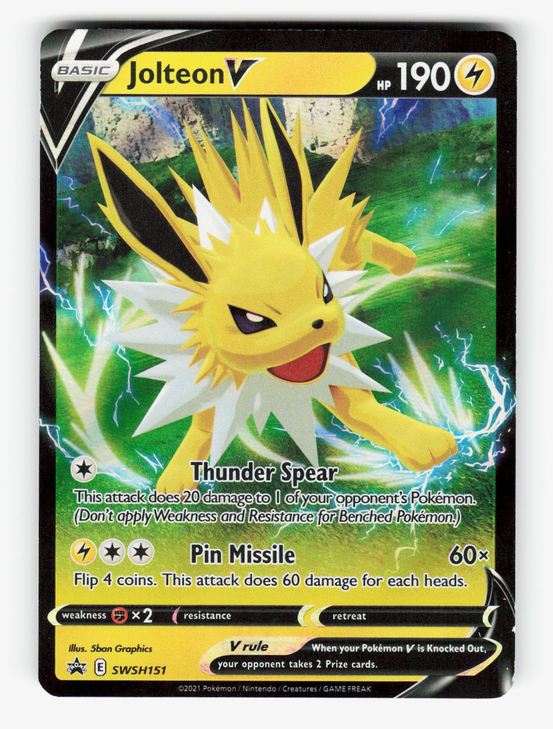 Jolteon V - SWSH151 - Holofoil
