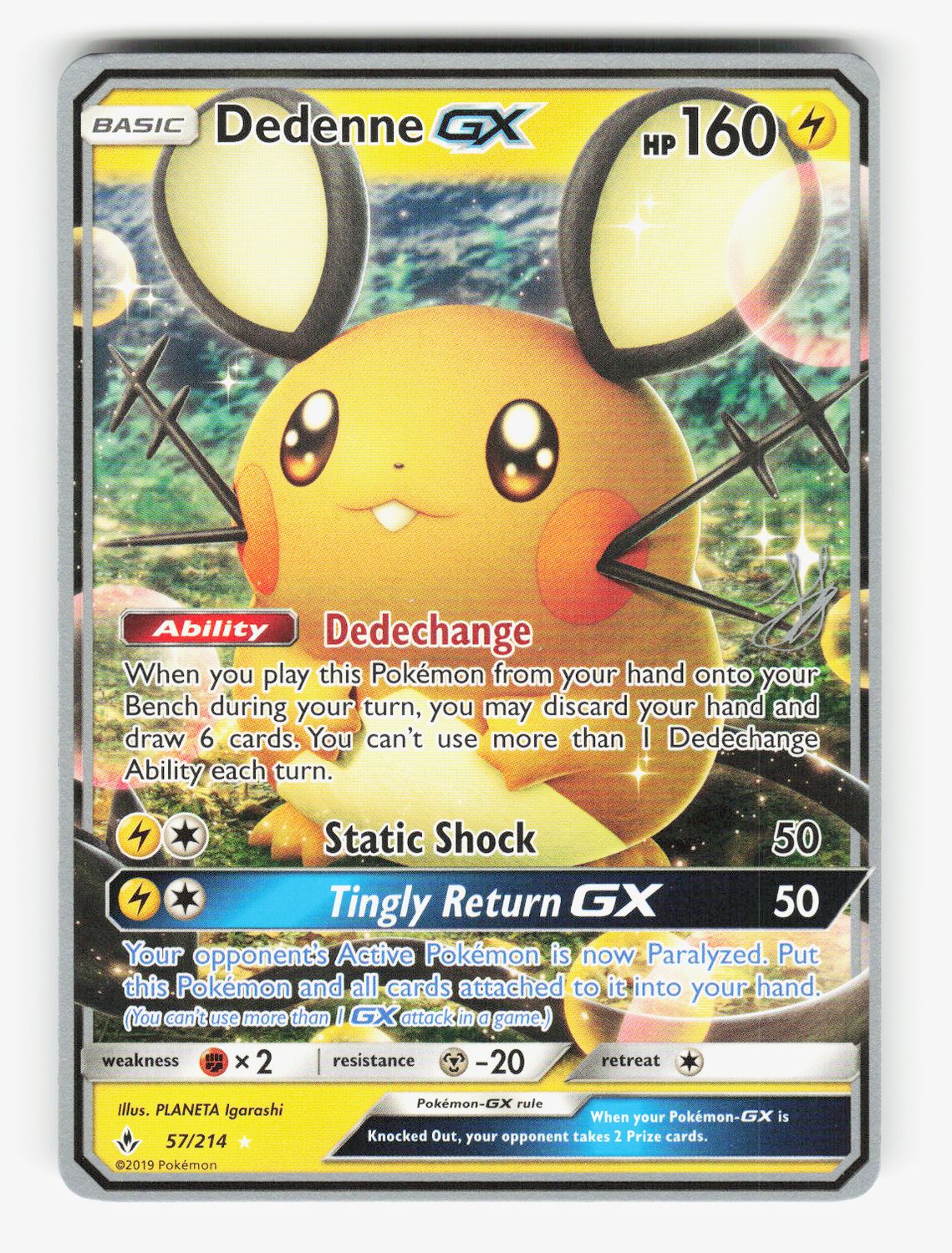 Dedenne GX - 2019 (Henry Brand) - 57/214 - Normal