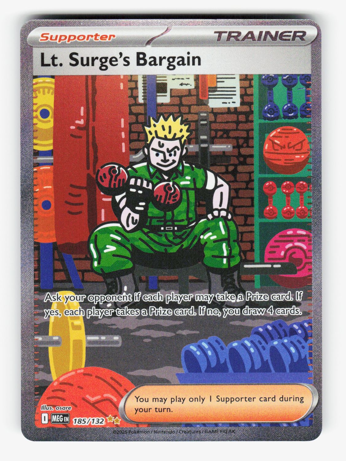Lt. Surge's Bargain - 185/132 - Holofoil