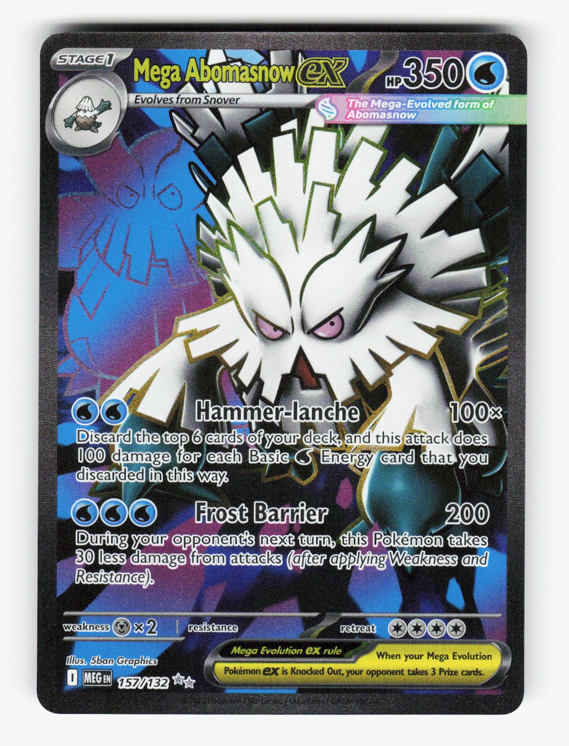 Mega Abomasnow ex - 157/132 - Holofoil - B