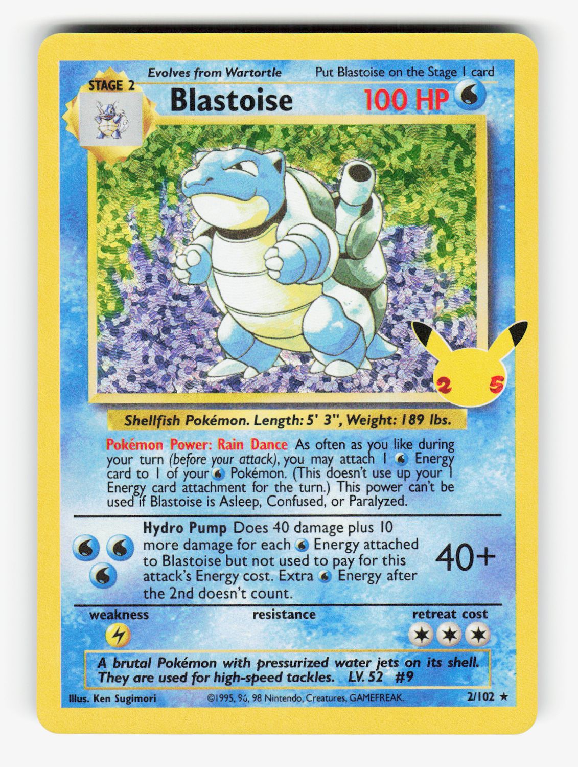 Blastoise - 2/102 - Holofoil