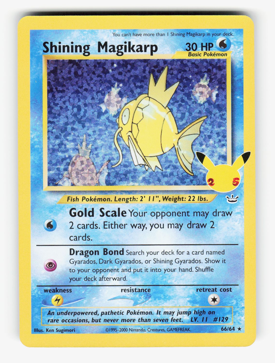 Shining Magikarp - 66/64 - Holofoil