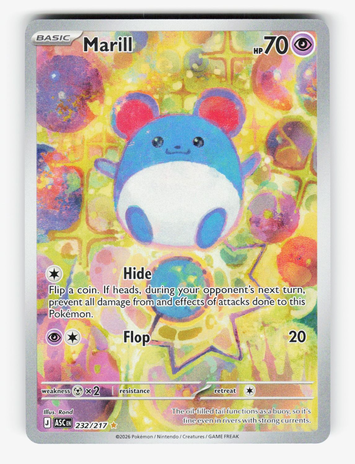 Marill - 232/217 - Holofoil