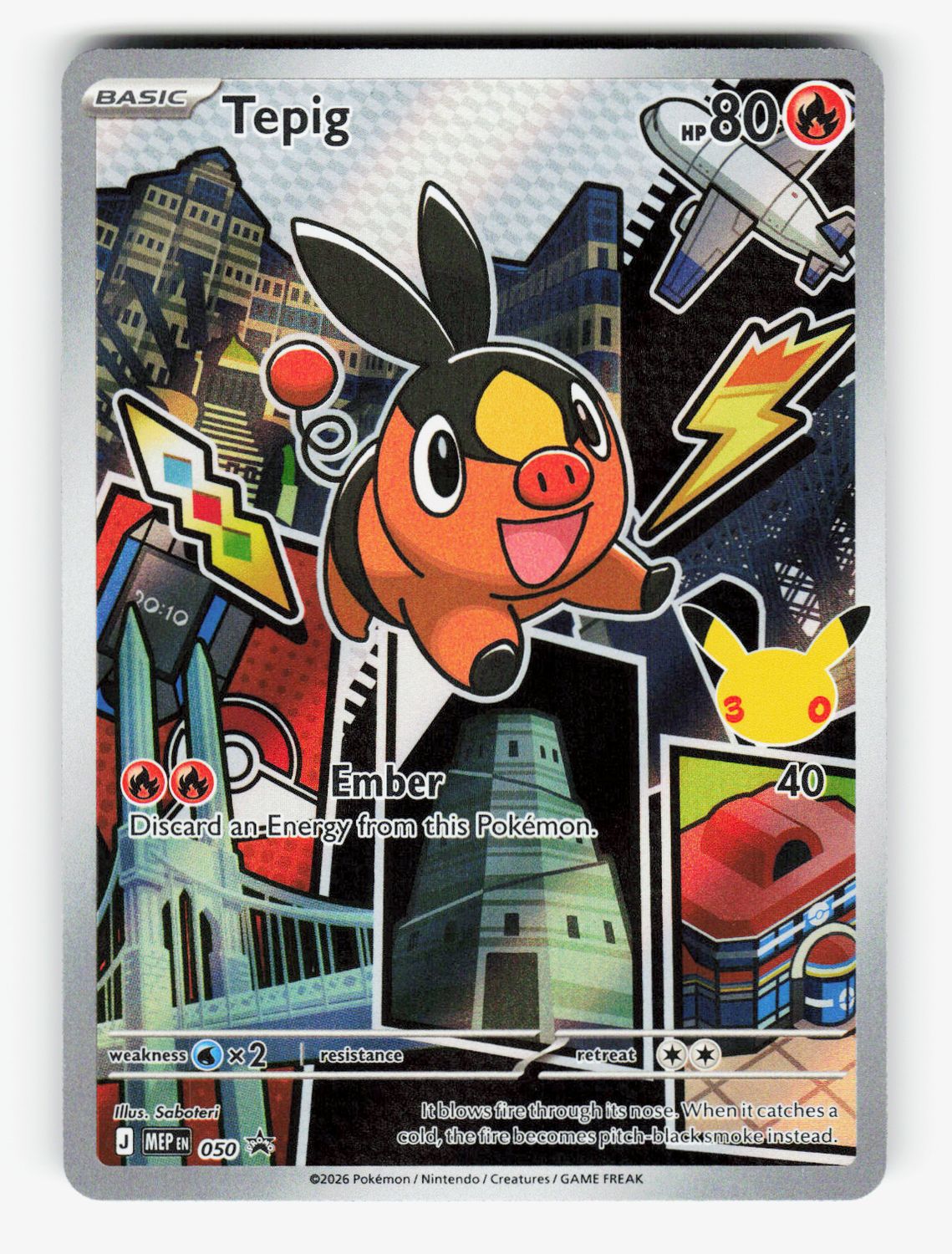 Tepig - 050 - Holofoil
