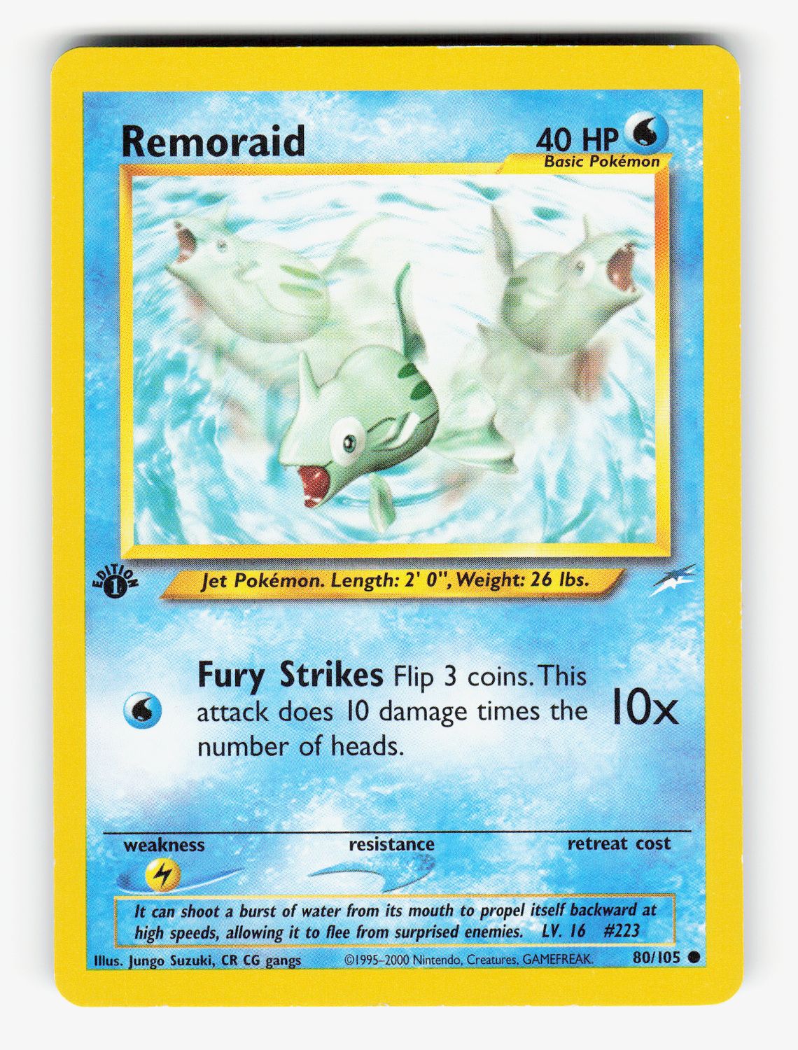 Remoraid - 080/105 - 1st Edition Normal