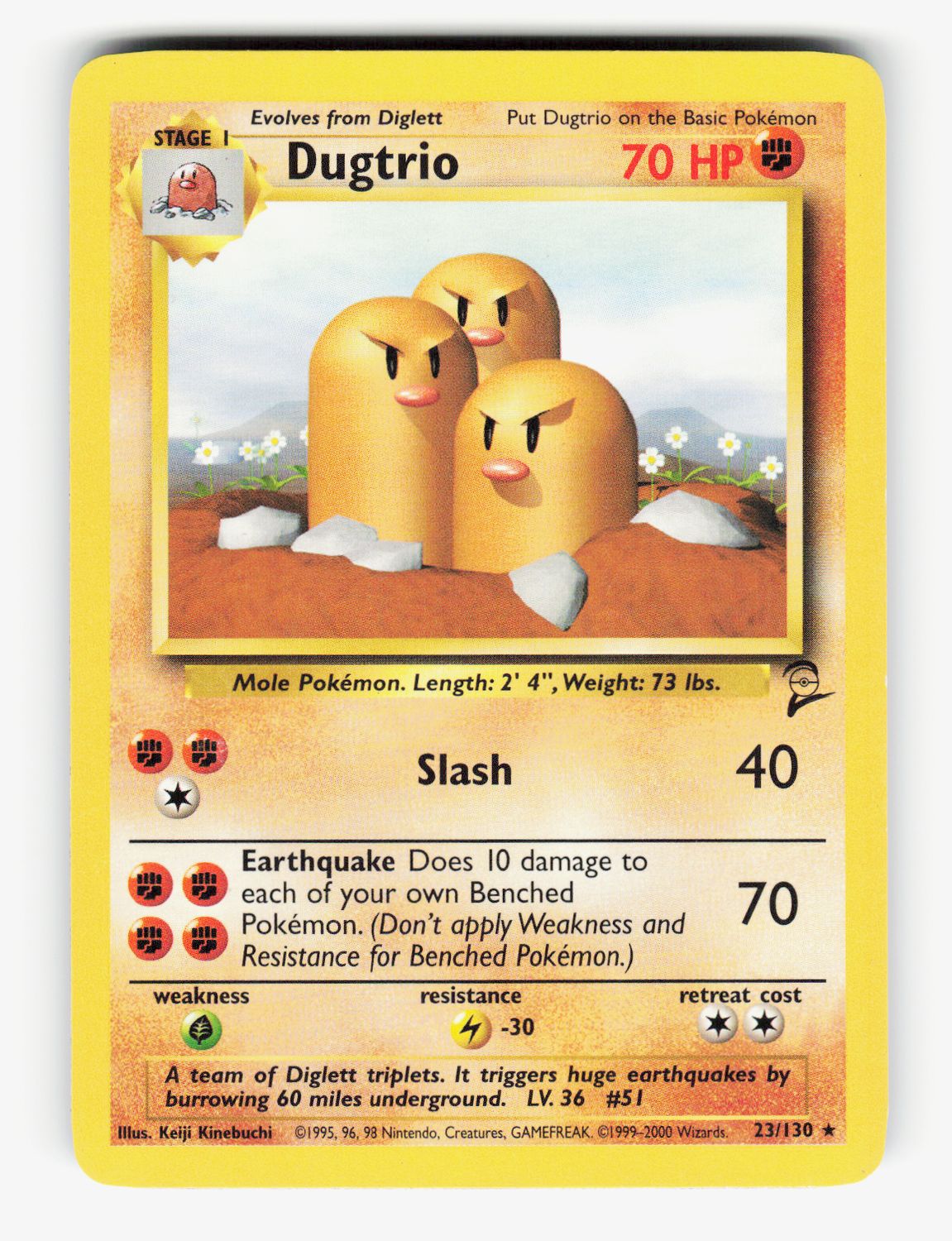 Dugtrio - 023/130 - Normal