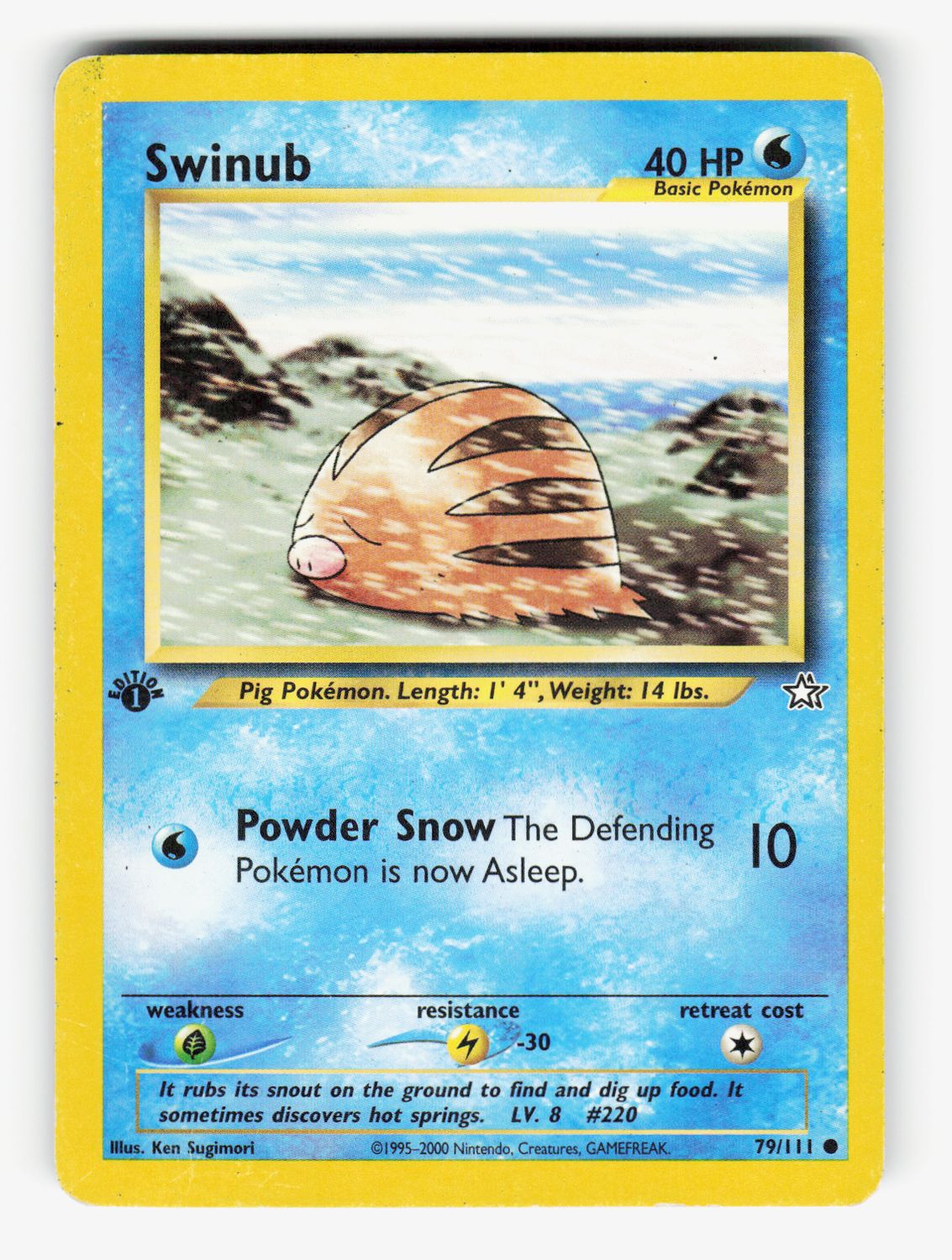 Swinub - 079/111 - 1st Edition Normal - B