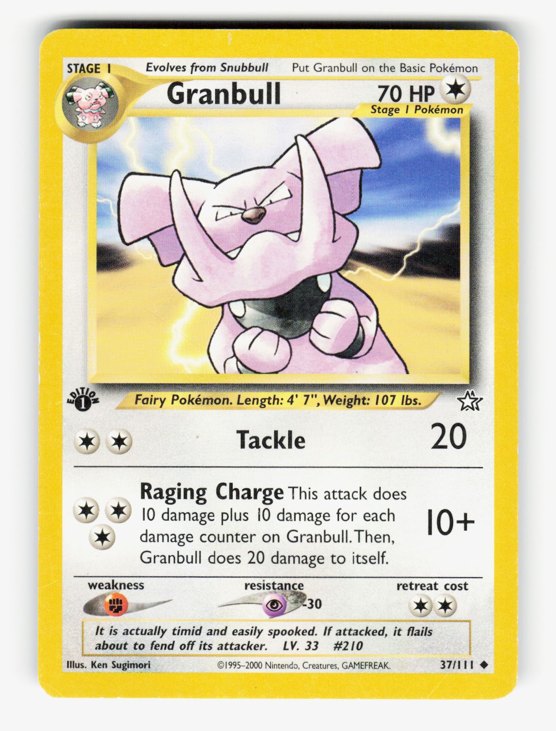 Granbull - 037/111 - 1st Edition Normal