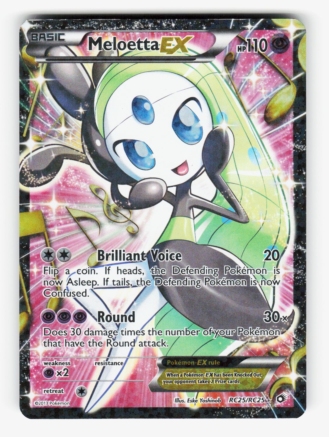 Meloetta EX (Full Art) - RC25/RC25 - Holofoil