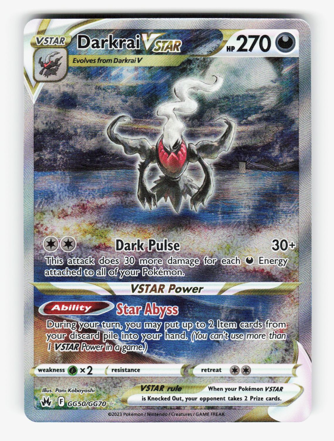 Darkrai VSTAR - GG50/GG70 - Holofoil - A