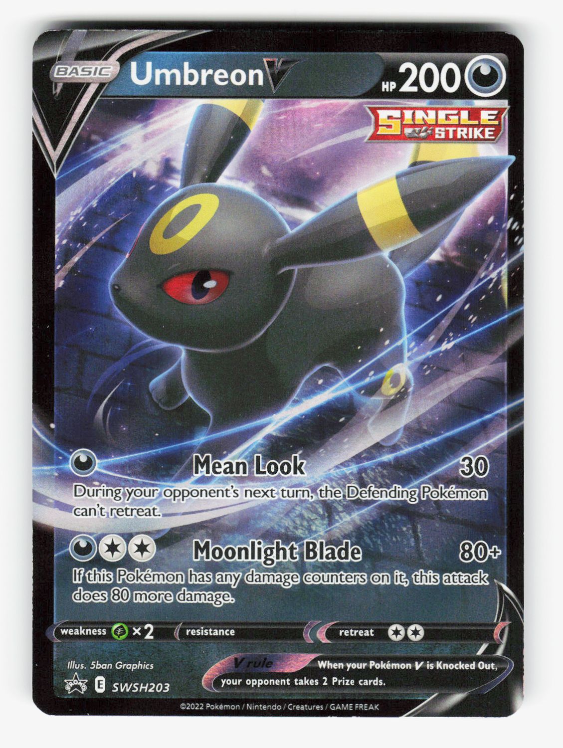 Umbreon V - SWSH203 - Holofoil