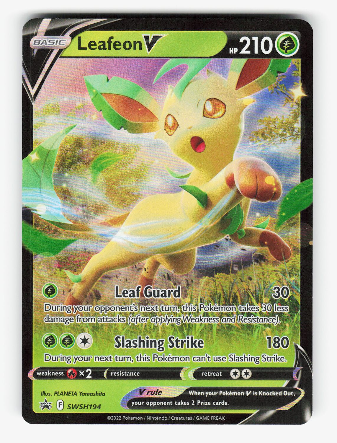 Leafeon V - SWSH194 - Holofoil