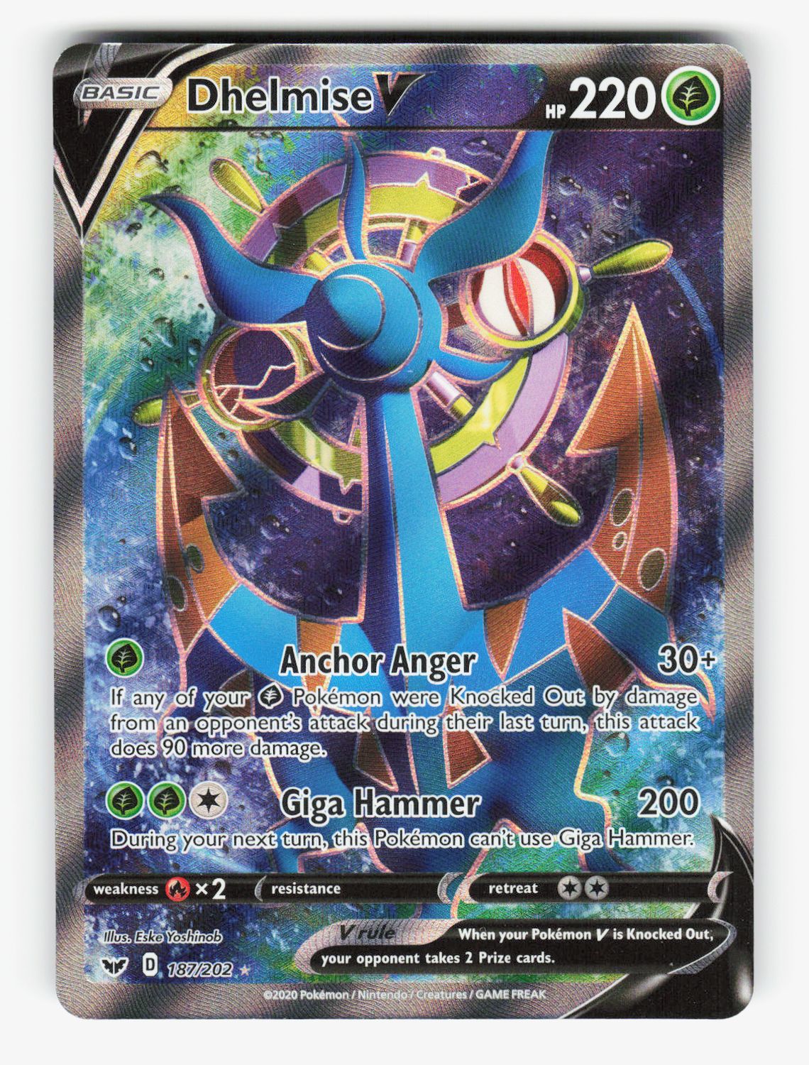Dhelmise V (Full Art) - 187/202 - Holofoil