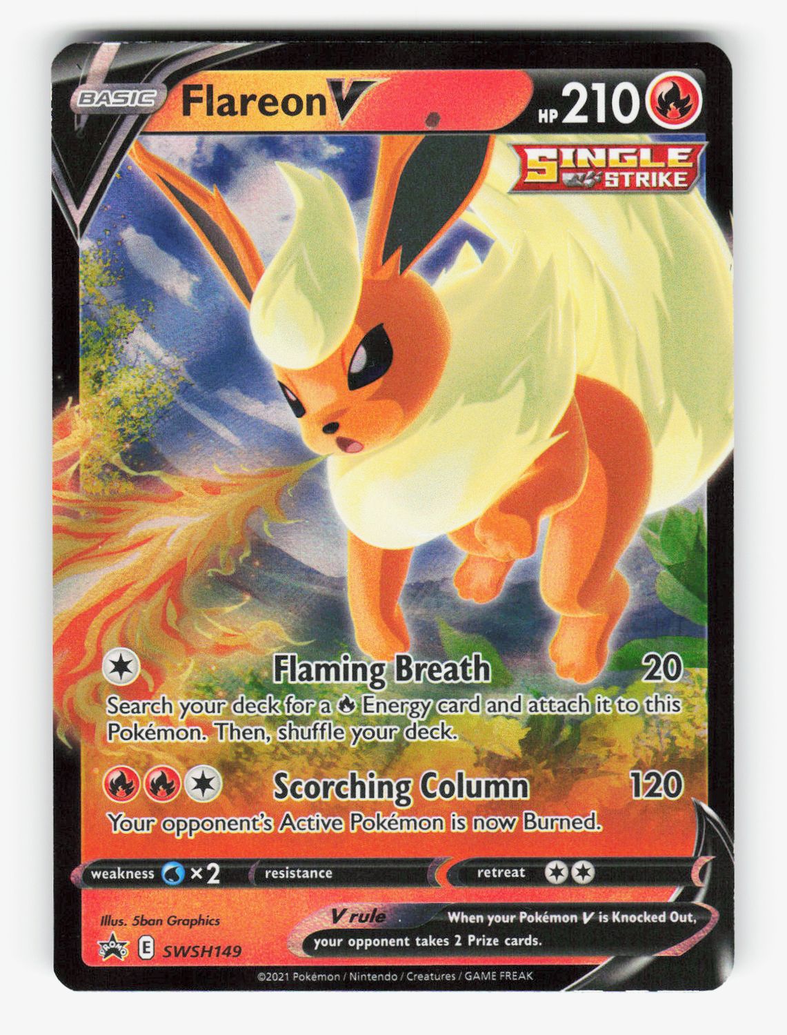 Flareon V - SWSH149 - Holofoil