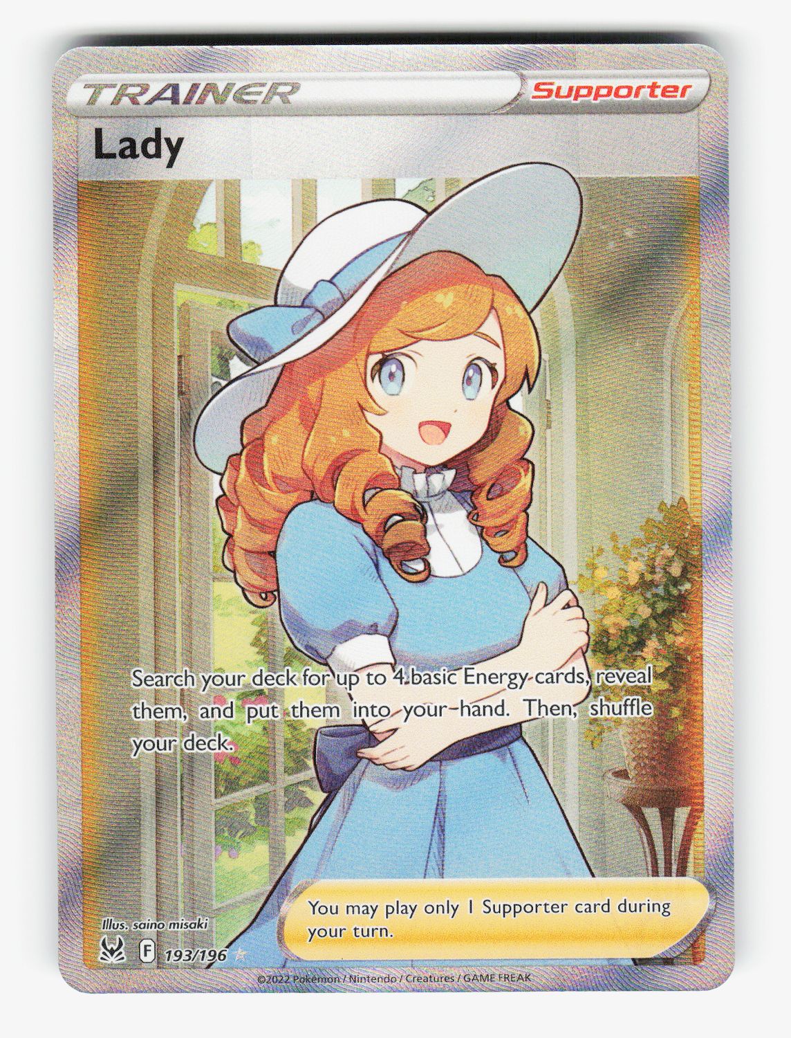 Lady (Full Art) - 193/196 - Holofoil