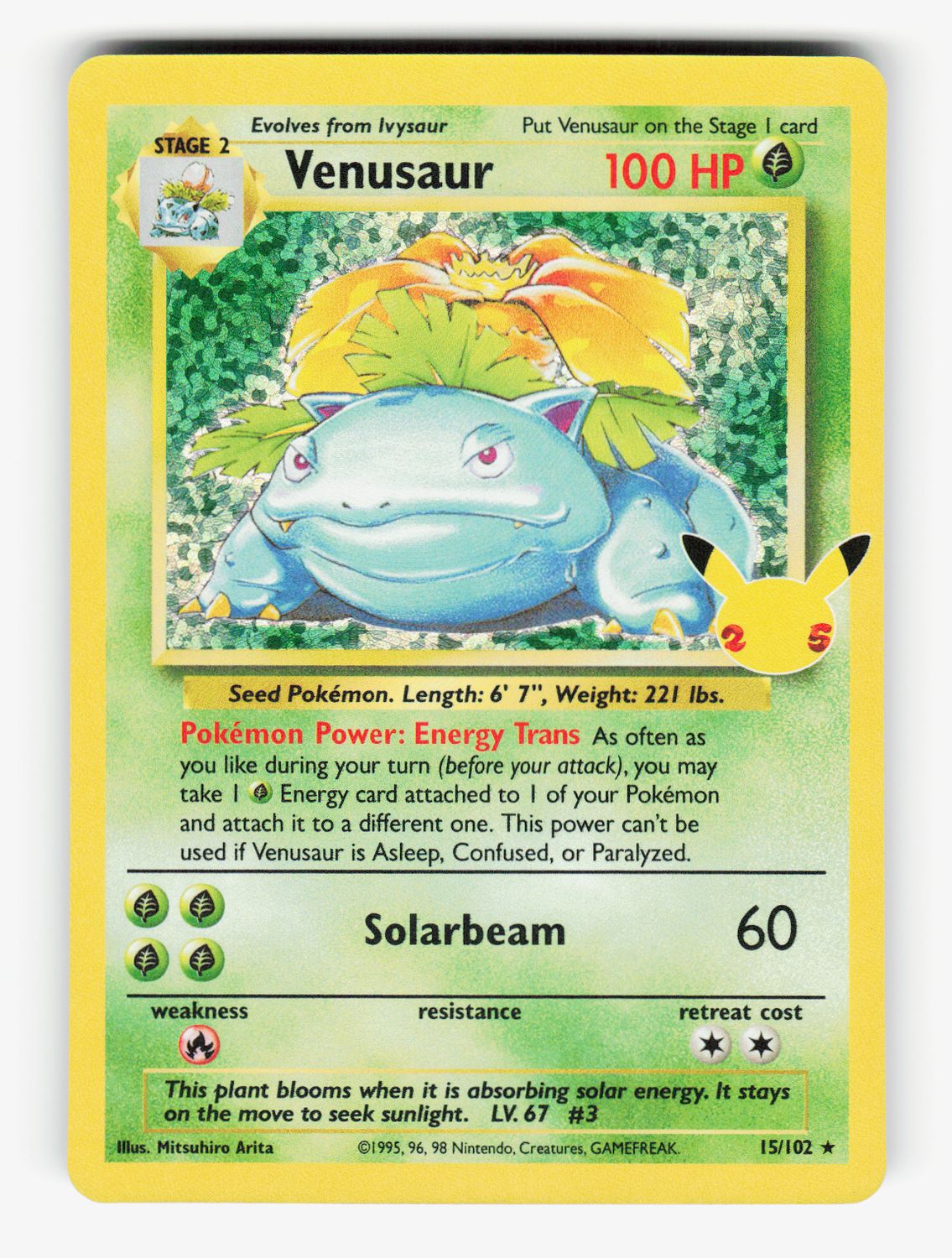 Venusaur - 15/102 - Holofoil