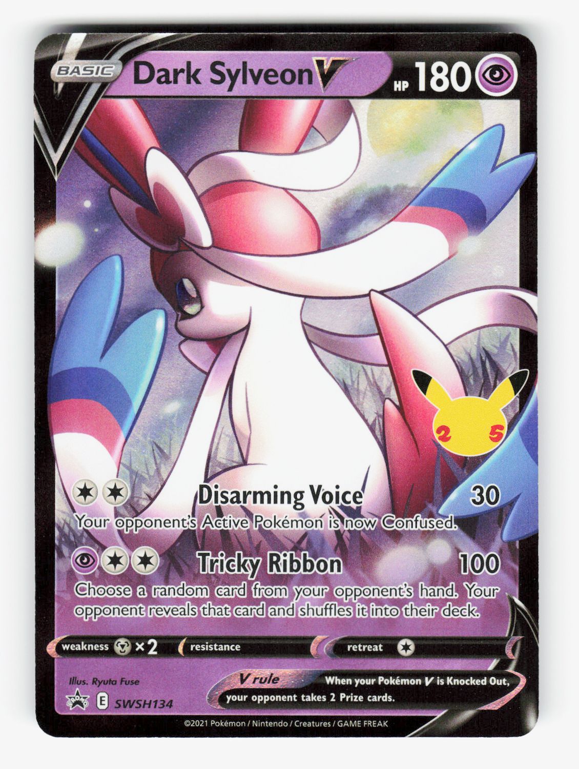 Dark Sylveon V - SWSH134 - Holofoil - B