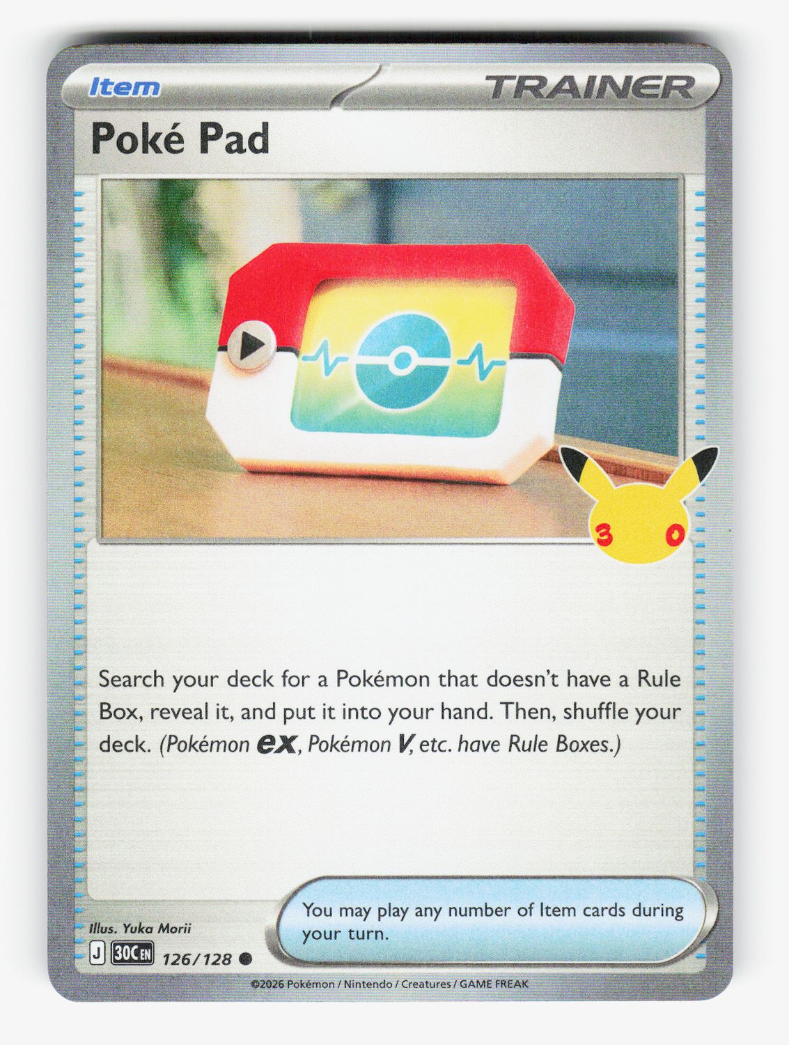 Poke Pad - 126/128 - Holofoil - C