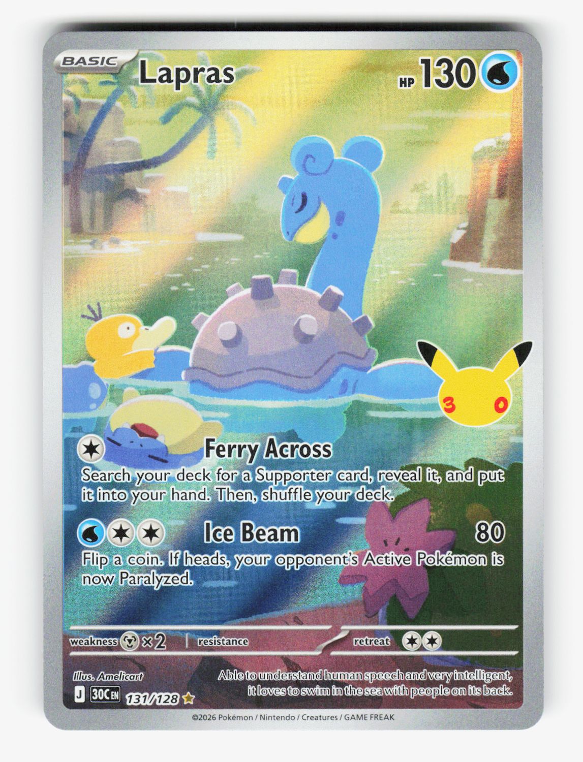 Lapras - 131/128 - Holofoil