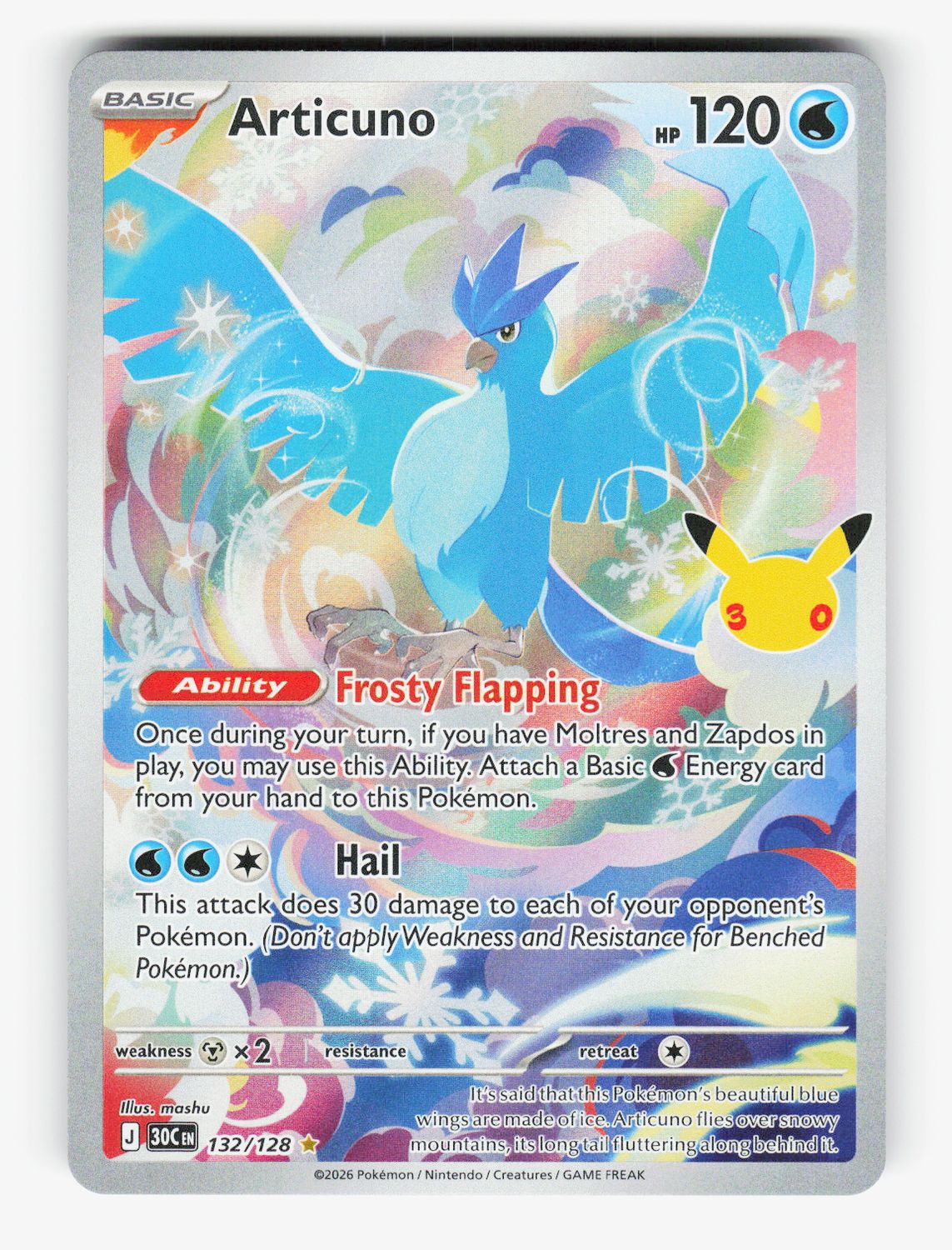 Articuno - 132/128 - Holofoil