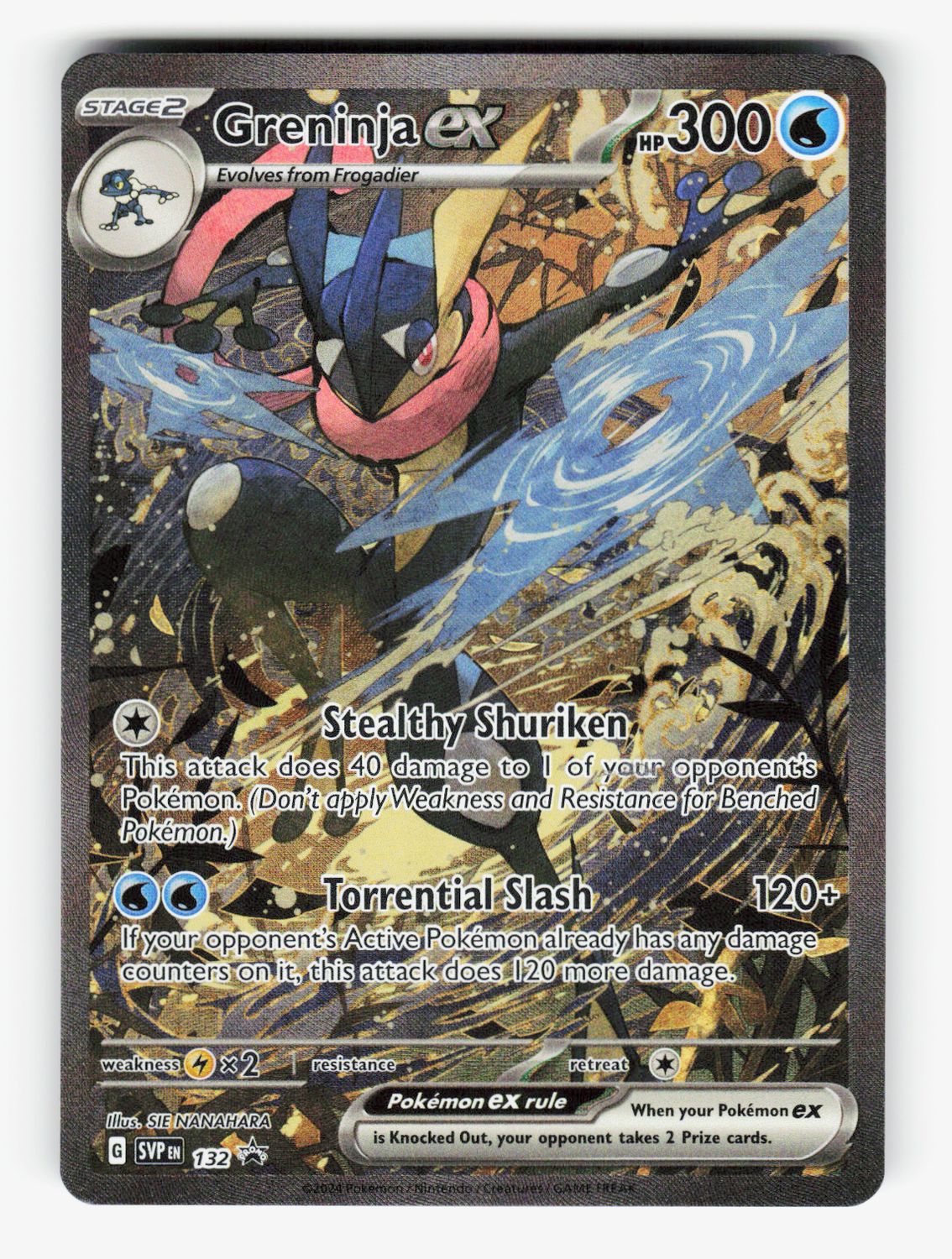 Greninja ex - 132 - Holofoil