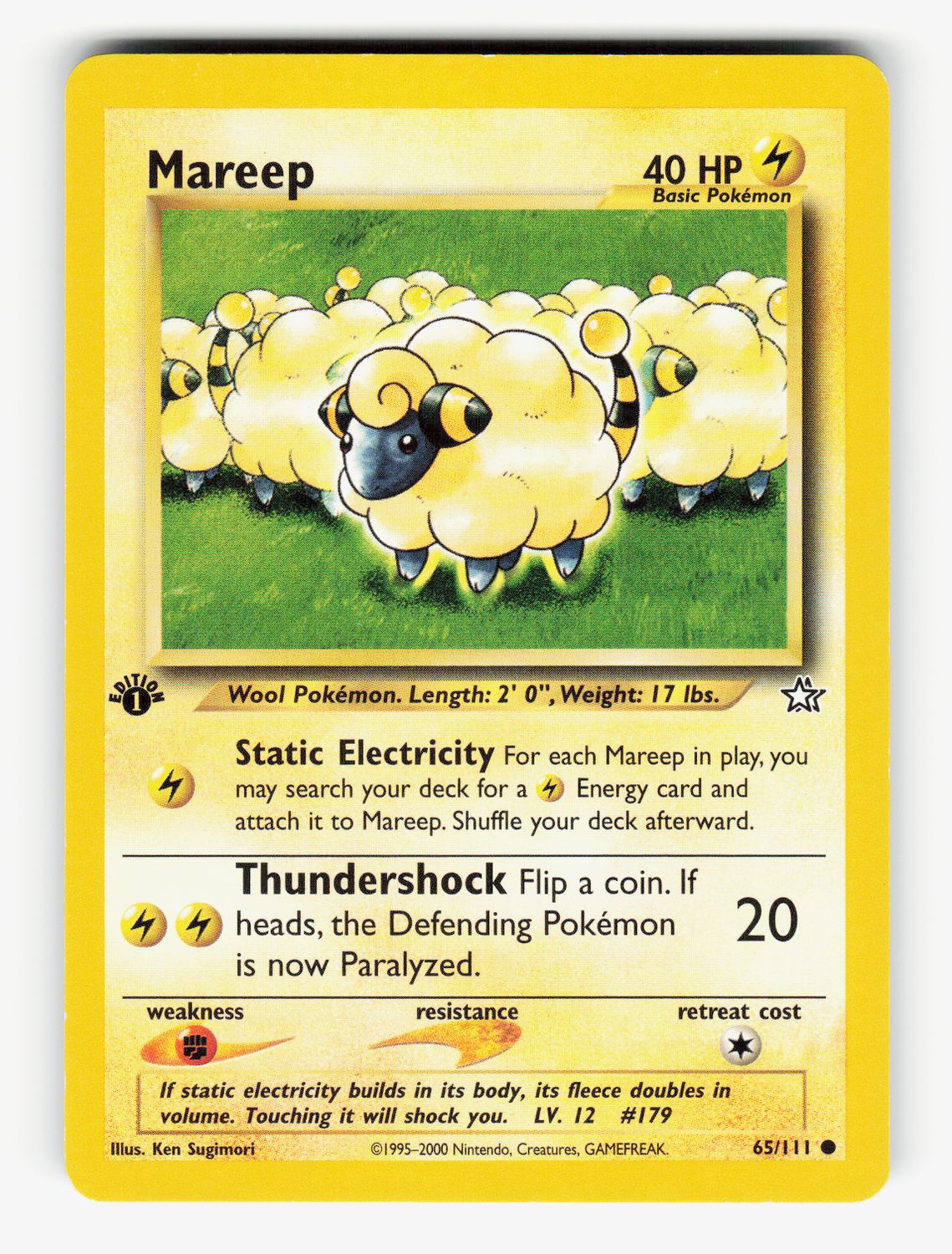 Mareep - 065/111 - 1st Edition Normal