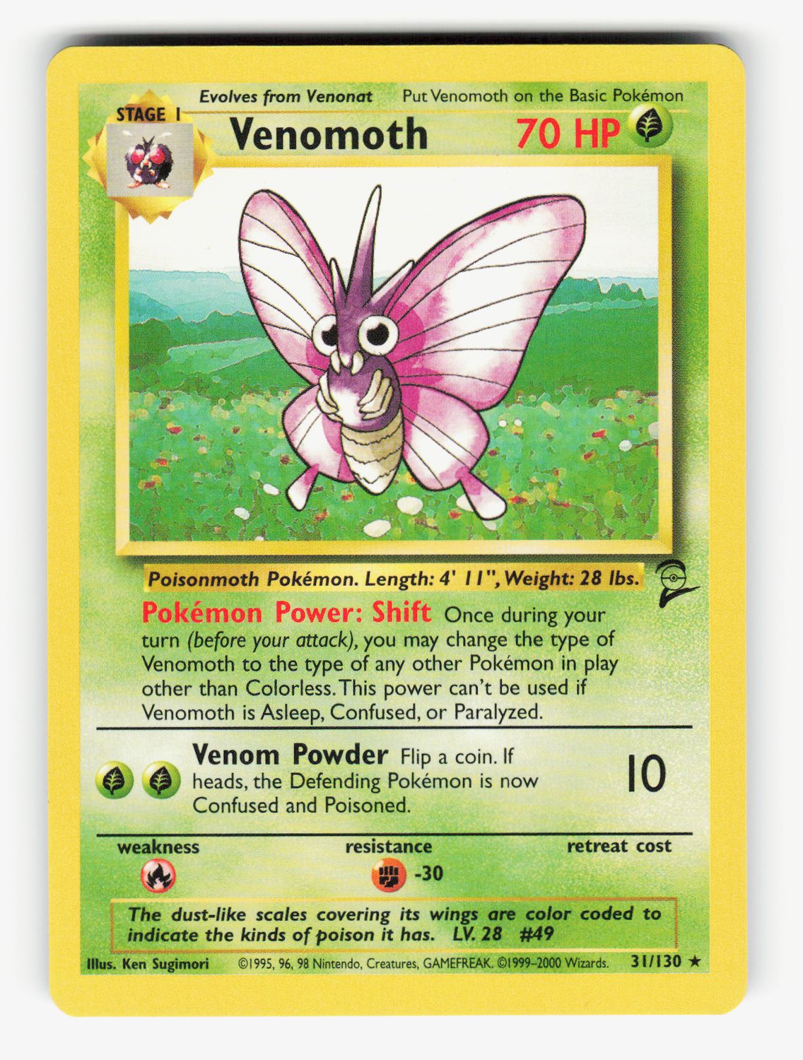 Venomoth - 031/130 - Normal