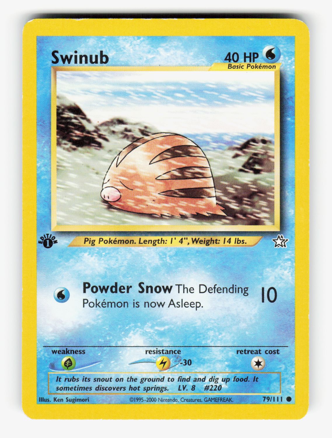 Swinub - 079/111 - 1st Edition Normal - A