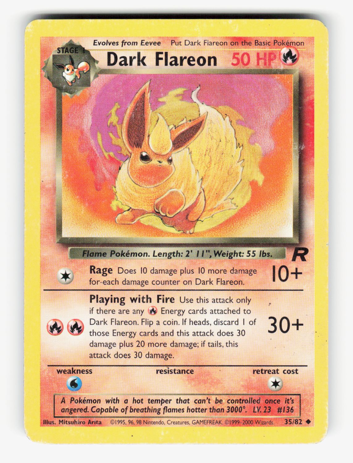 Dark Flareon - 35/82 - Unlimited Normal