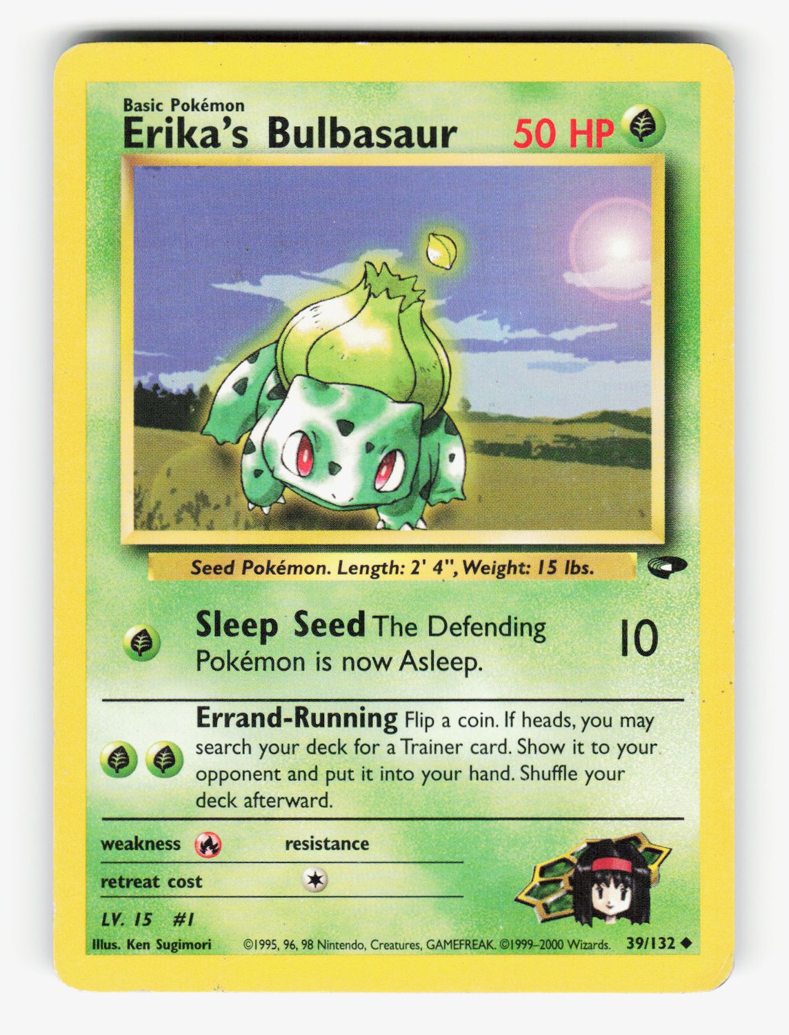 Erika's Bulbasaur - 039/132 - Unlimited Normal