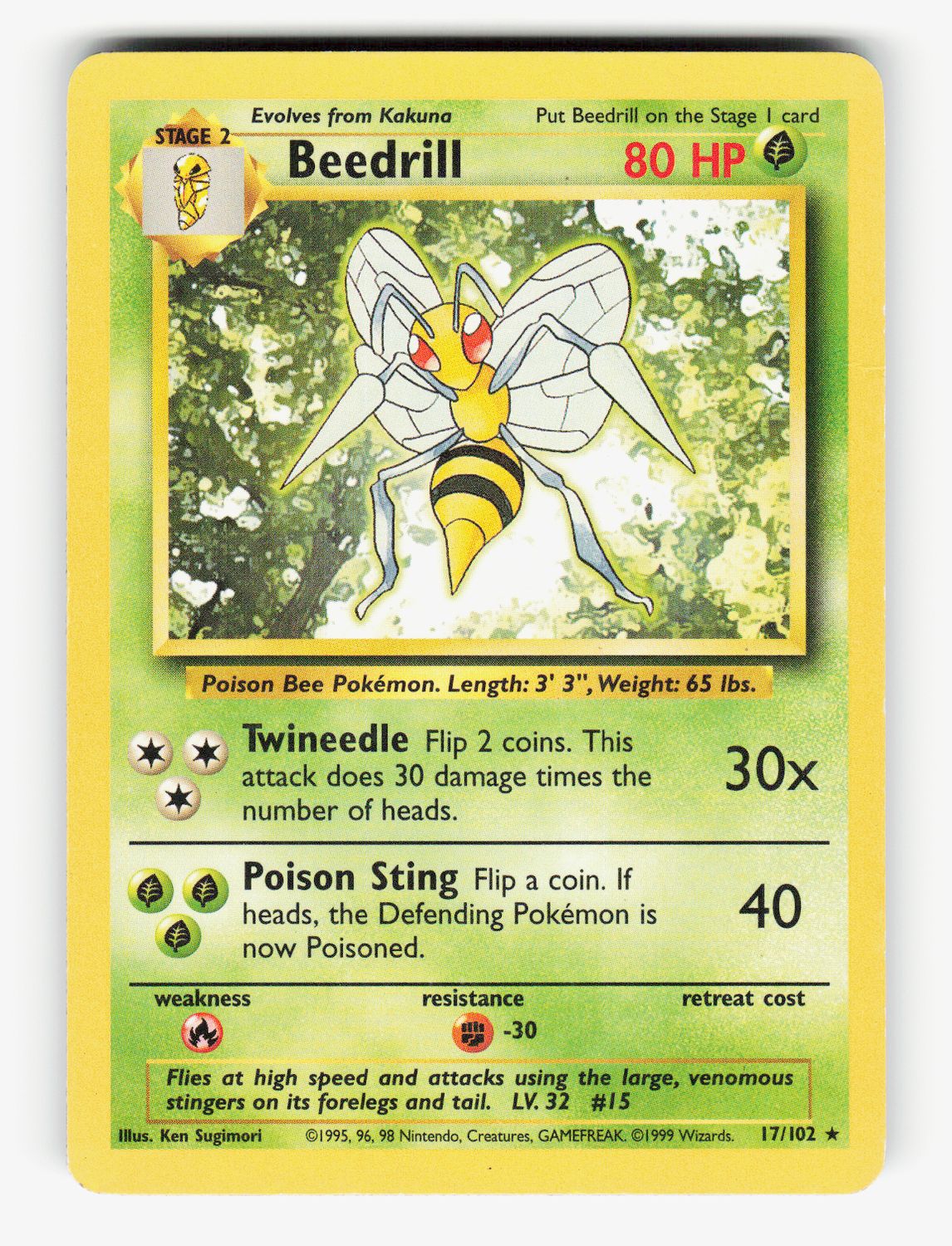 Beedrill - 017/102 - Normal