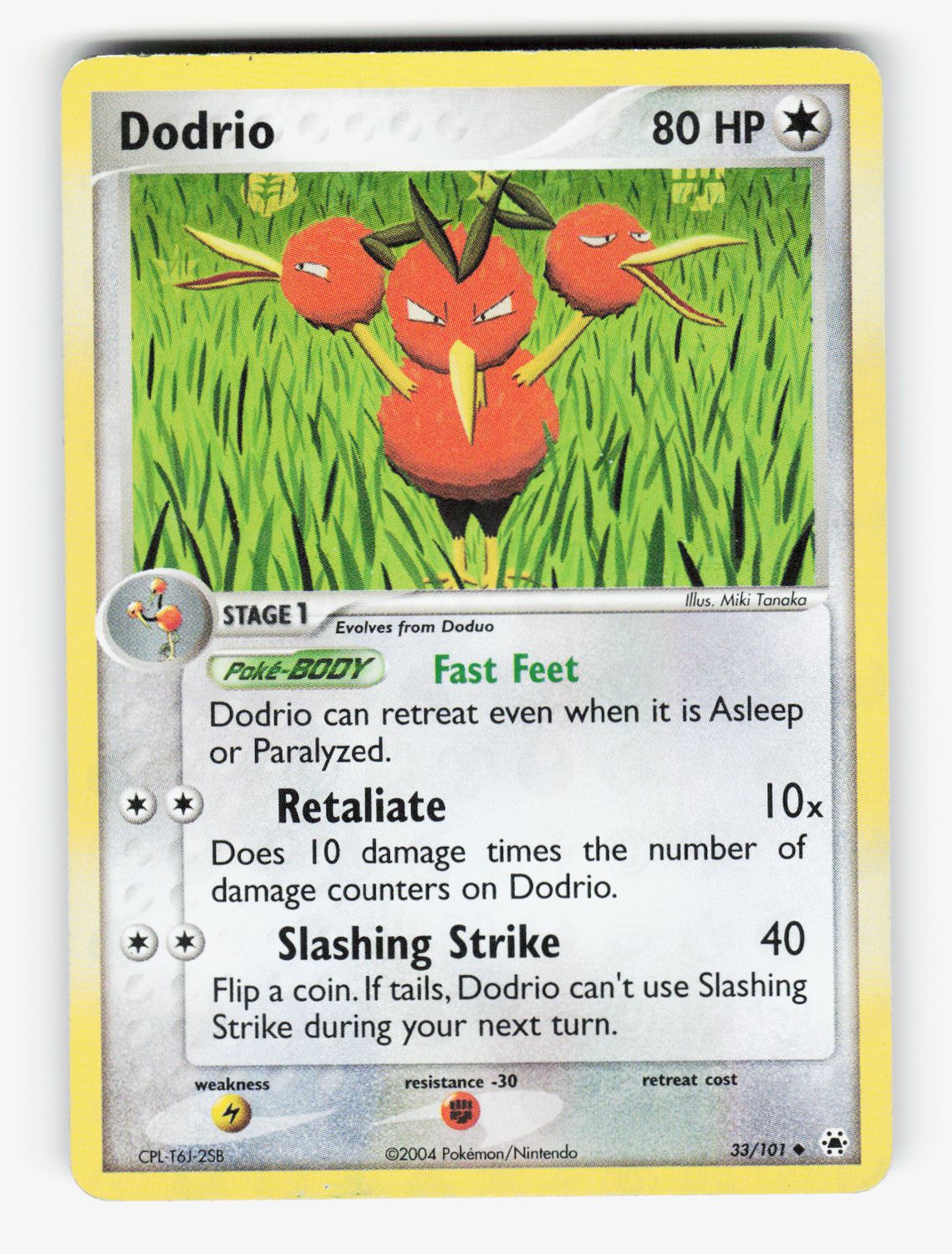 Dodrio - 33/101 - Reverse Holofoil