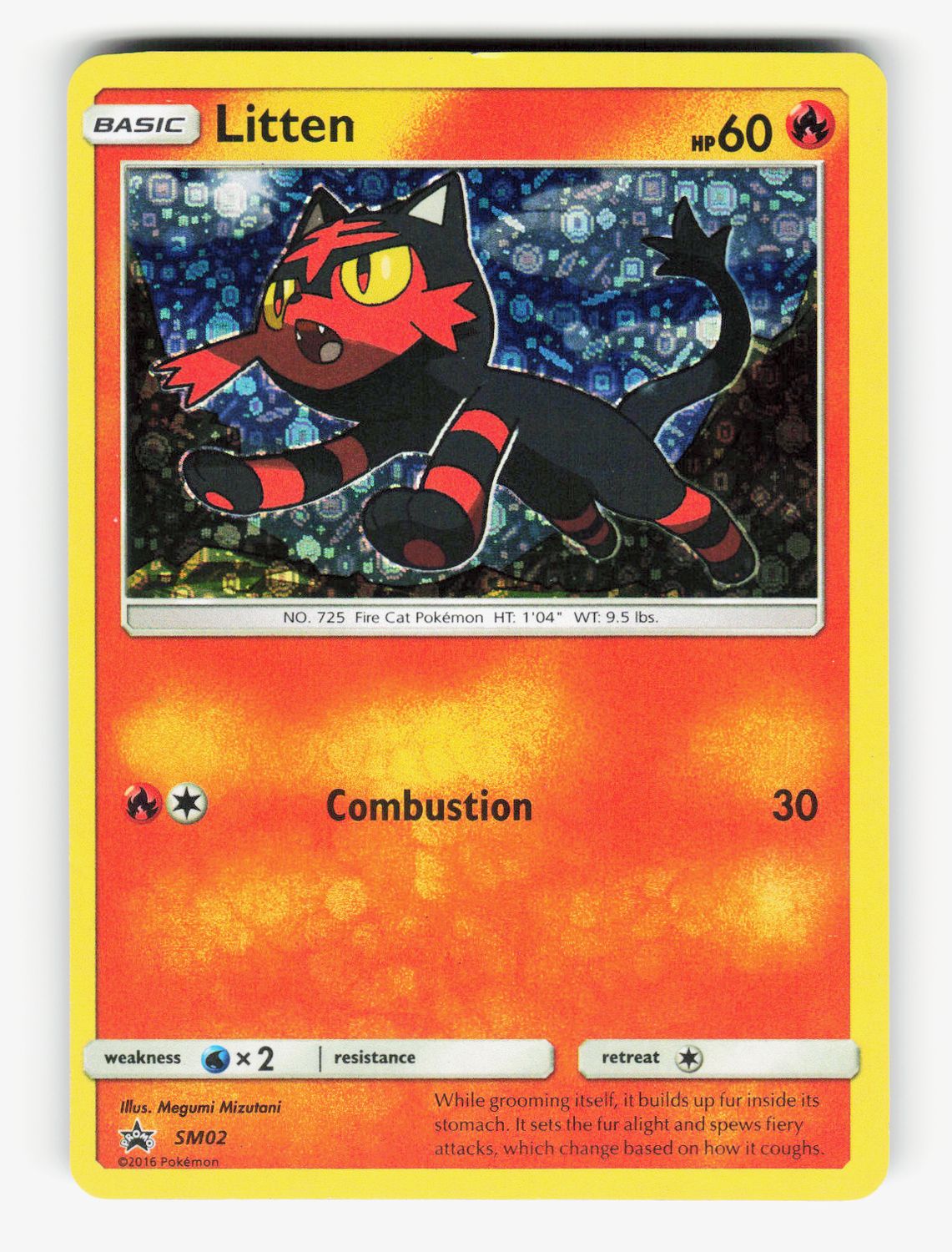 Litten - SM02 - Holofoil