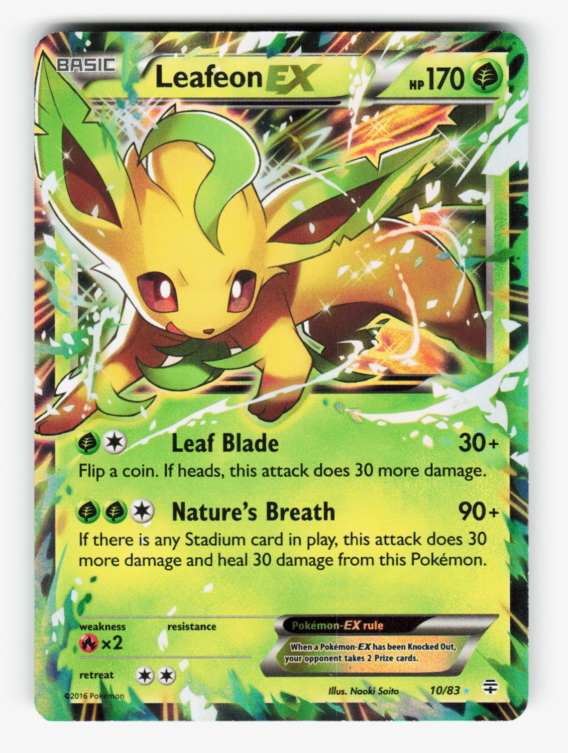 Leafeon EX - 10/1/1983 - Holofoil