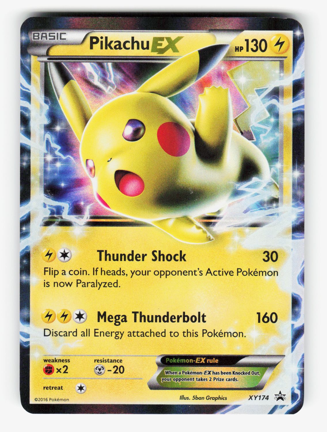 Pikachu EX - XY174 - Holofoil
