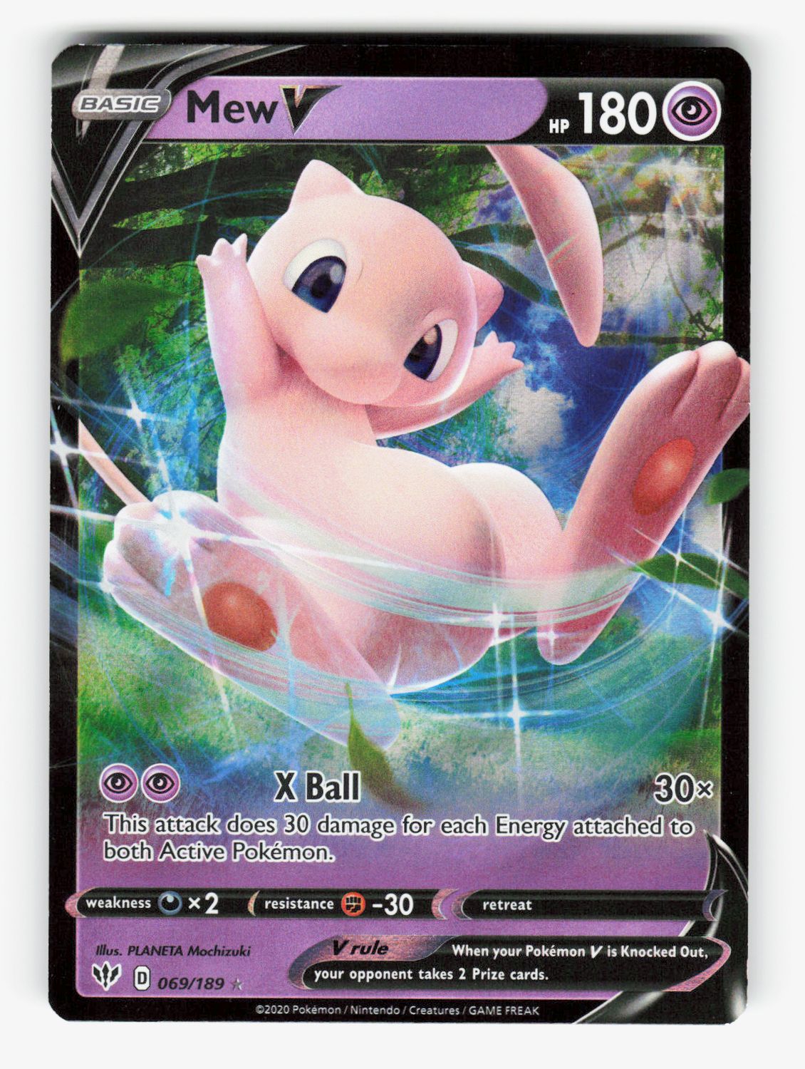 Mew V - 069/189 - Holofoil - B