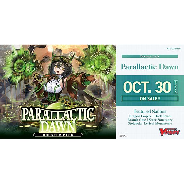 Cardfight Vanguard: Parallactic Dawn Booster Display (16 Packs) [PRE-ORDER]