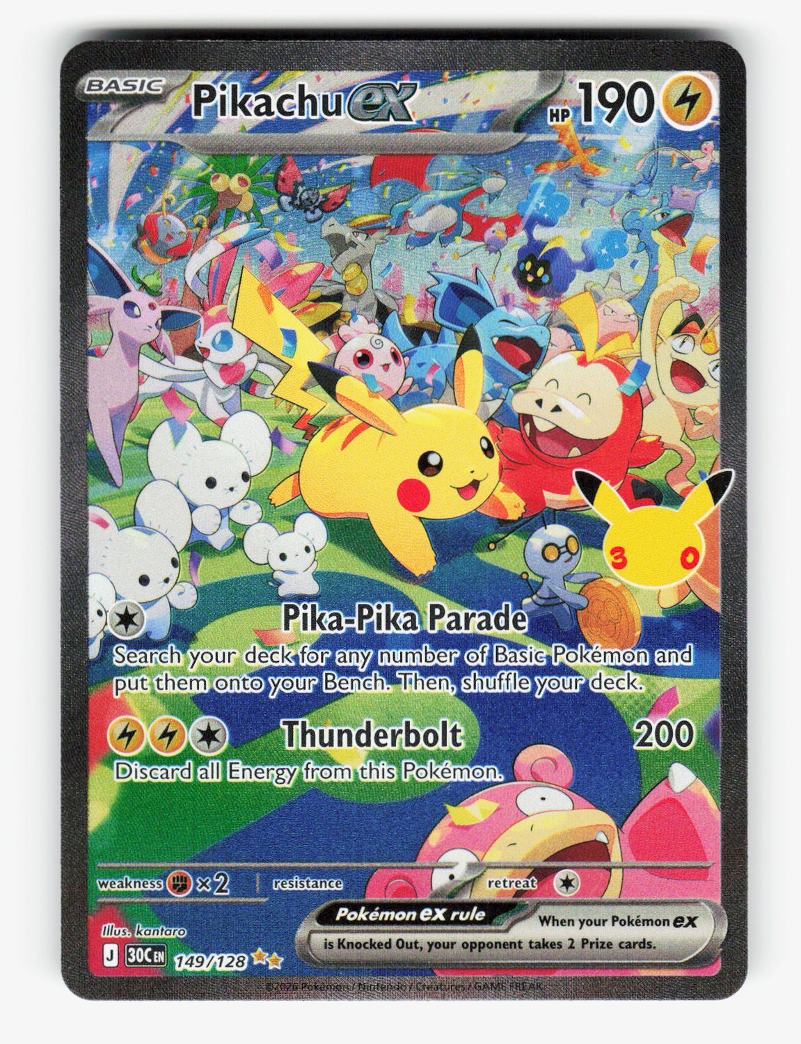Pikachu ex - 149/128