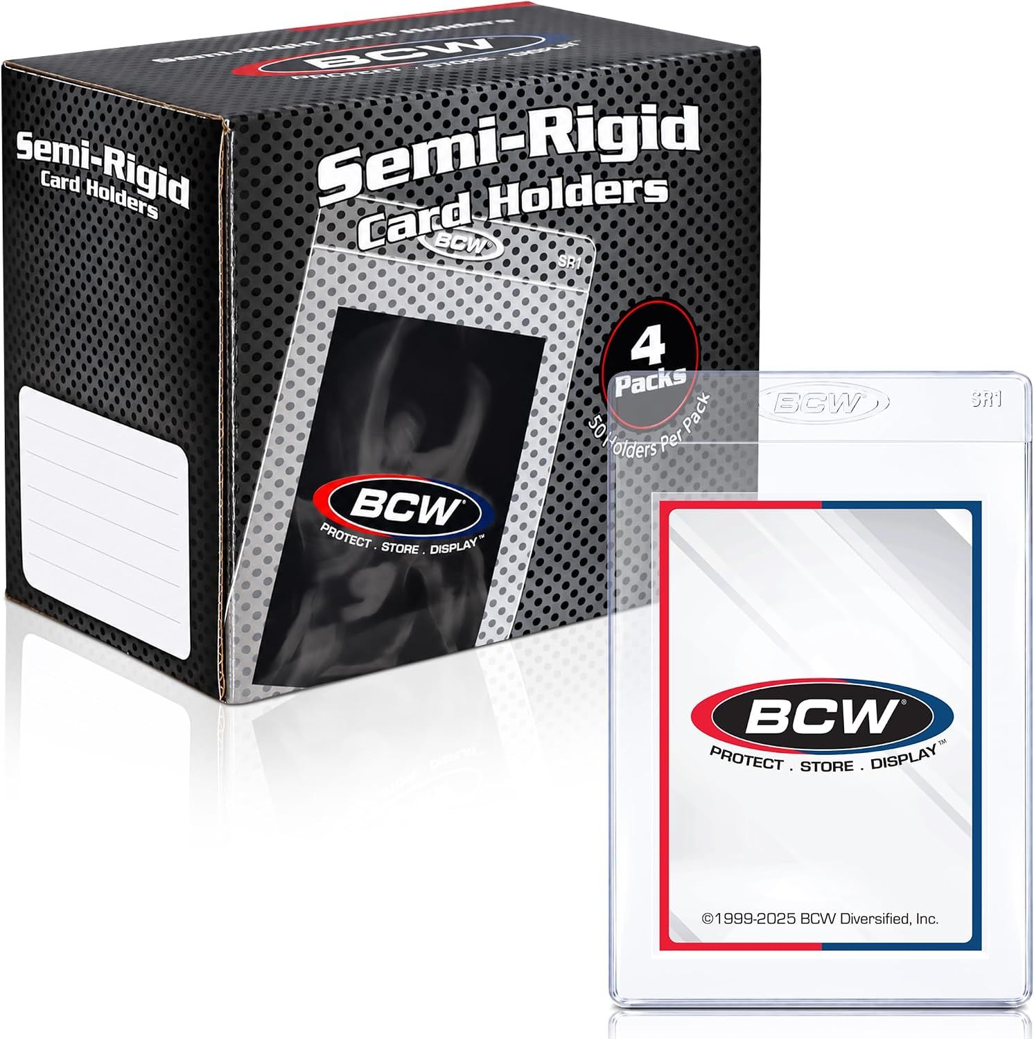 BCW - Semi Rigid Card Holder 200ct